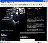 Go to the Tanya Darling singer/songwriter website.